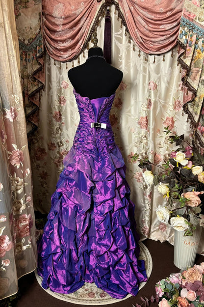 Charming Prom Dress Sweetheart Pleated Sequins Long Evening Dress Gala Dress Business Dinner Dress  D2405