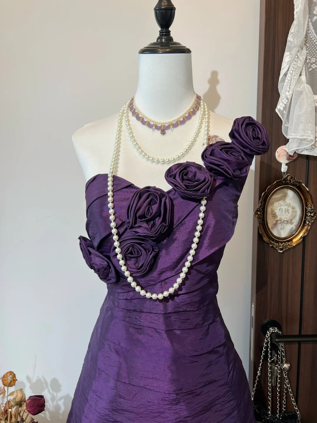 Elegant Homecoming Dress A Line One Shoulder Pleated Short Prom Dress Evening Dress Cocktail Dress   D3128