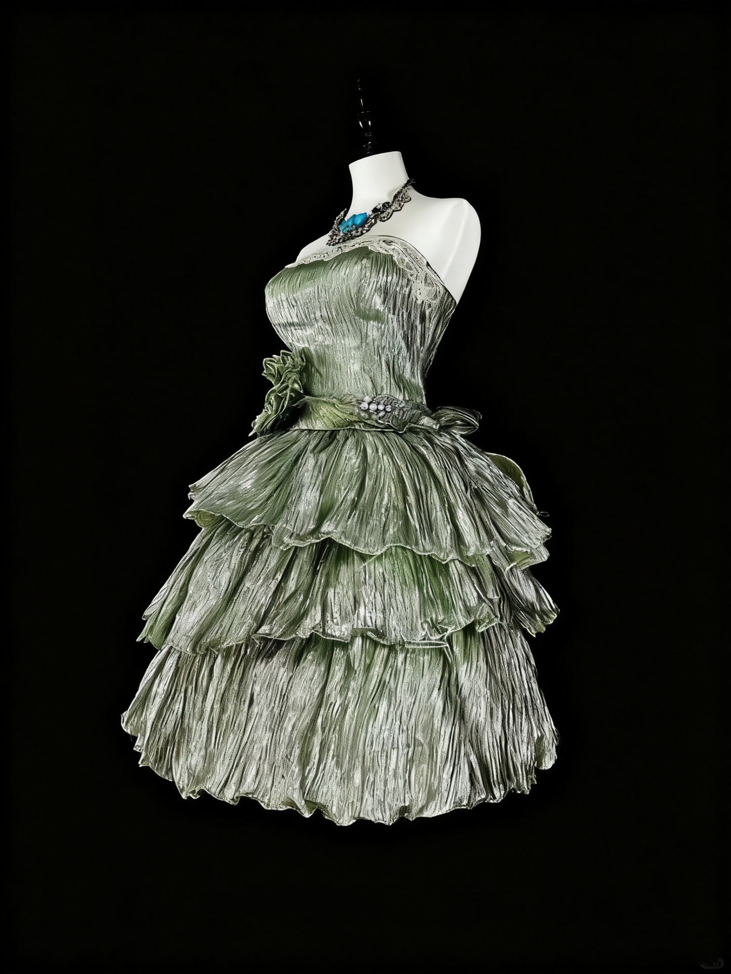 Cute Homecoming Dress Strapless Pleated Tiered Short Prom Dress Evening Dress Birthday Party Dress      D3784