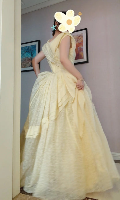 Cute Prom Dress Asymmetrical Neck Pleated Evening Dress Sweet 16 Dress Ball Gown    D3993