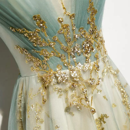 Princess Tulle Long Prom Dresses SH121