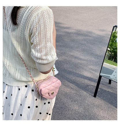 chain heart crossbody bag HZ1024