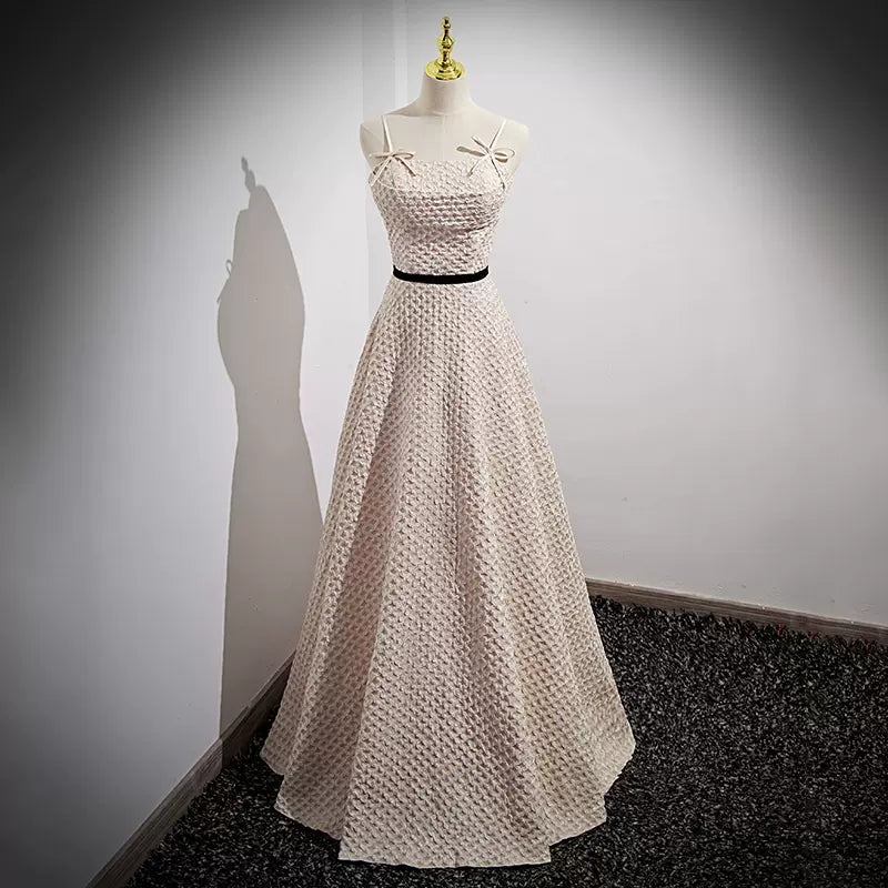 A line Strapless Prom Dresses Sexy Evening Dress SH100