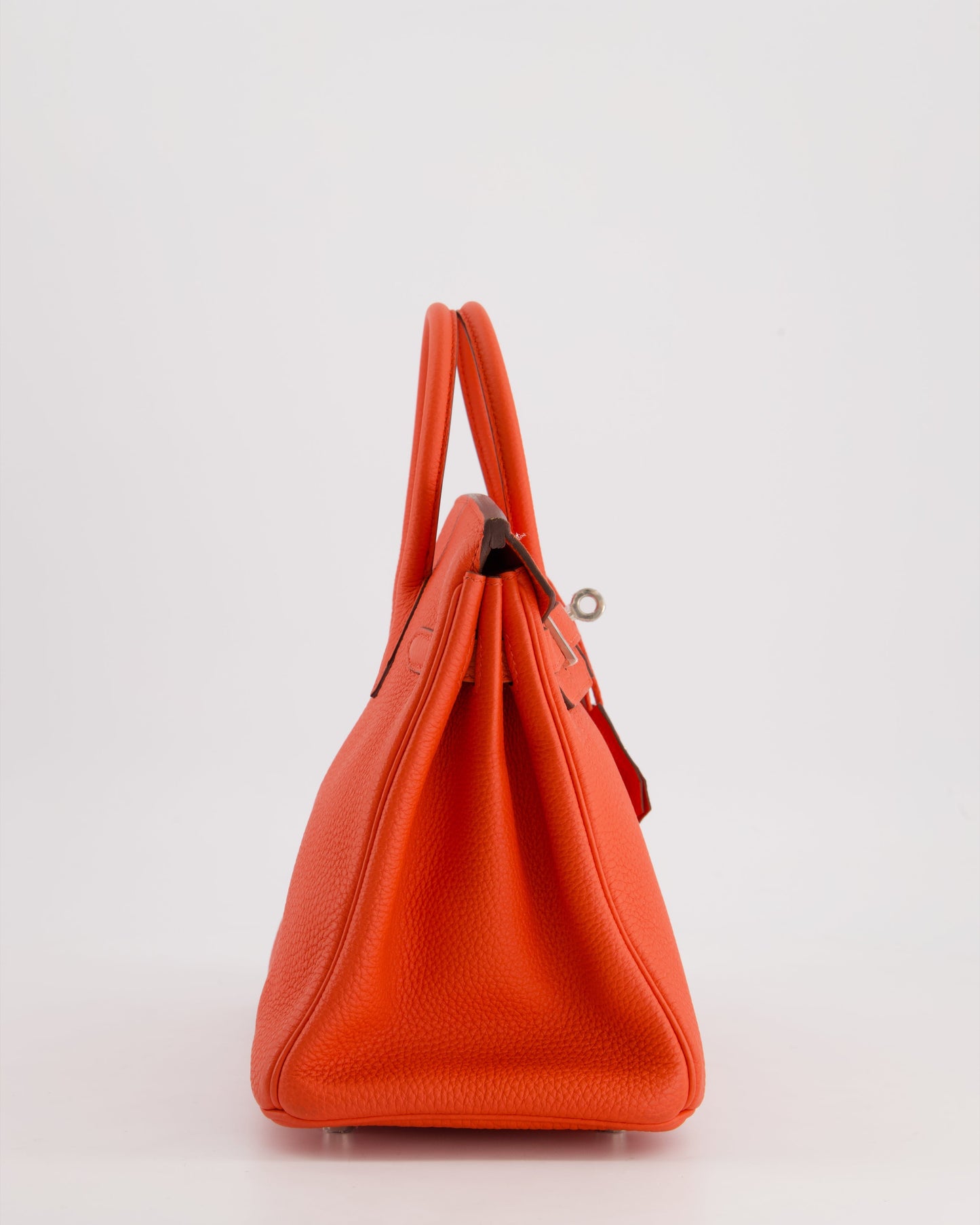 Hermès Birkin 25cm Bag in Capucine Togo Leather and Palladium Hardware