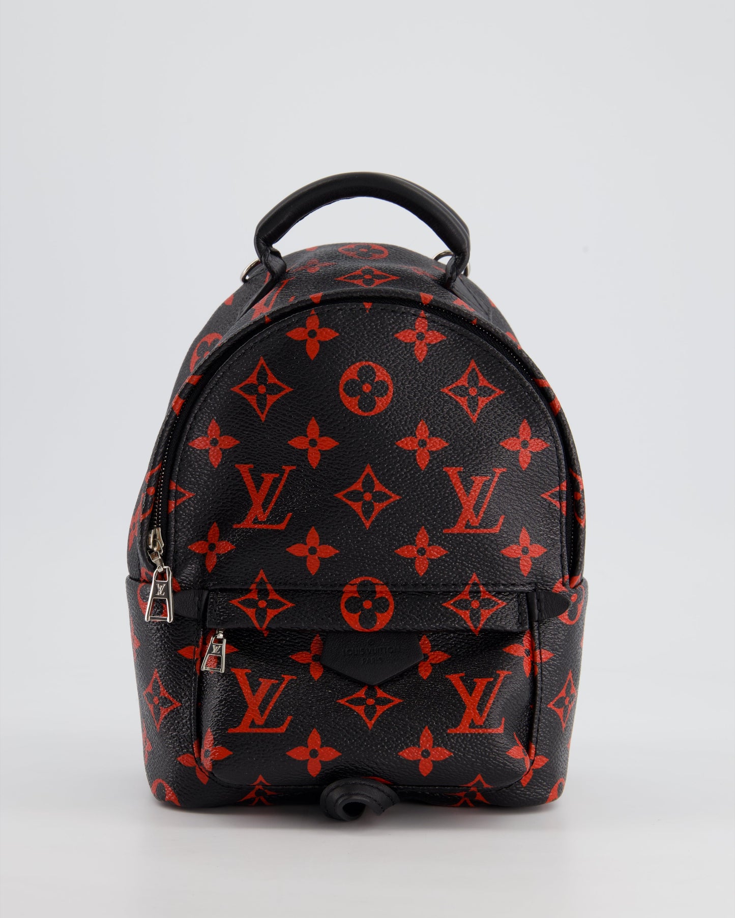 *LIMITED EDITION* Louis Vuitton Infrarouge Palm Springs Mini Backpack in Monogram Canvas with Silver Hardware