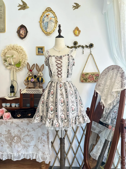 Unique Straps Satin Print Floral Lace Short Birthday Outfits Formal Graduation Homecoming Dress D314