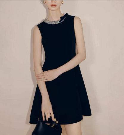 Elegant Homecoming Dress Jewel Rinestone Back to School Outfits Party Dress  D6523