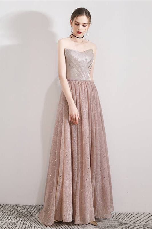 Sweetheart Strapless Empire A-Line Tulle Party Prom Dress