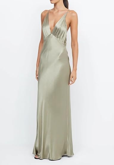 Gorgeous Sheath Straps Yellow Satin Prom Dresses Formal Summer Wedding Guest Dresses Wedding Guest Outfits DP766