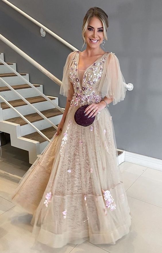 Long Prom Dresses Fashion Dance Dress Winter Formal Dress 0948