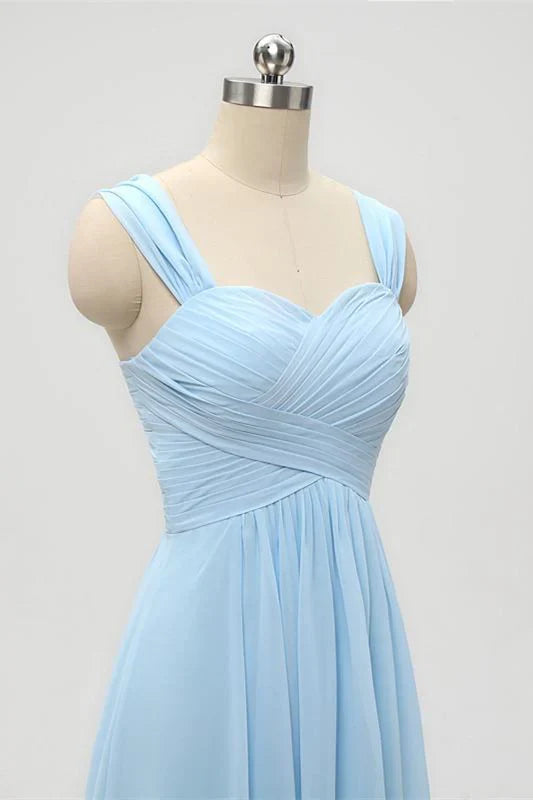 Sweetheart Sleeveless Empire Chiffon A-Line Bridesmaid Dress