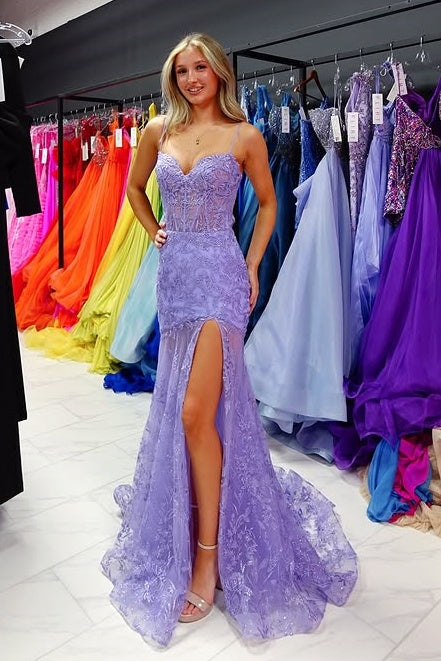 Sweetheart Strapless Appliques Mermaid Party Prom Dress