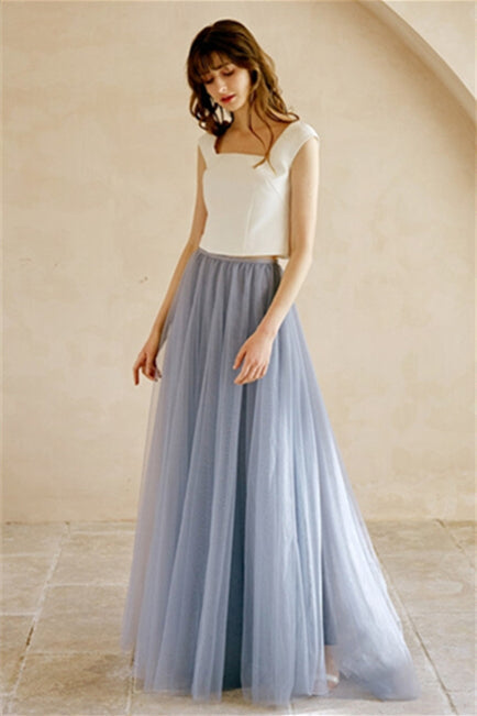 Two Piece Casual Dress with Tutu Skirt