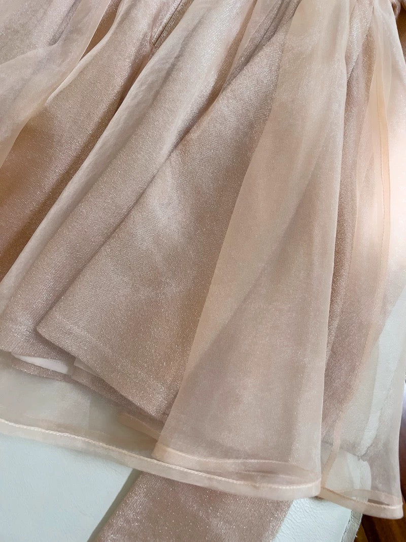 Trendy A line Strapless Champagne Formal Short 8th Grade Homecoming Dress Summer Middle School Hoco Dresses Cocktail Dress Birthday Outfits W963