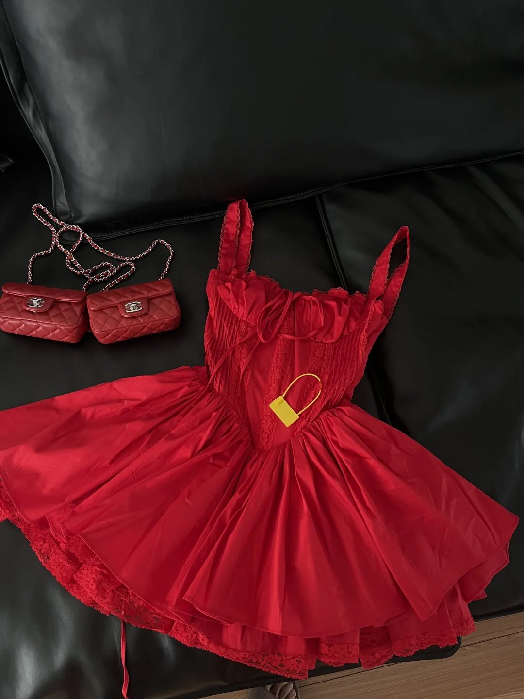 Cute A line Square Neck Red Short Homecoming Dress Summer Middle School Formal 8th Grade Hoco Dresses Cocktail Dress Birthday Outfits W992