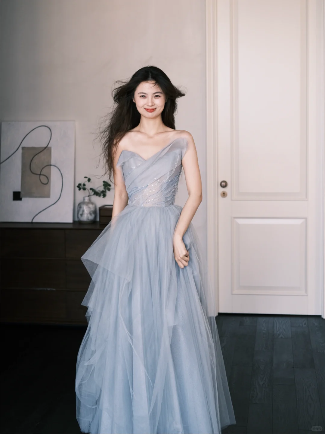 Elegant A Line Sweetheart Neck Beaded Tulle Prom Dress Party Dresses SH4594