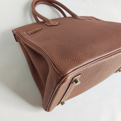 Hermès 30 Birkin Gold with Gold Hardware