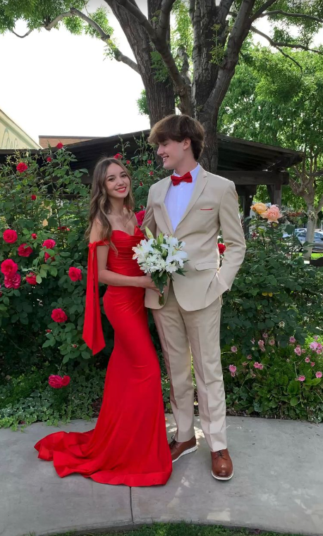 Red Evening Dress Long Mermaid Prom Dress  SH766