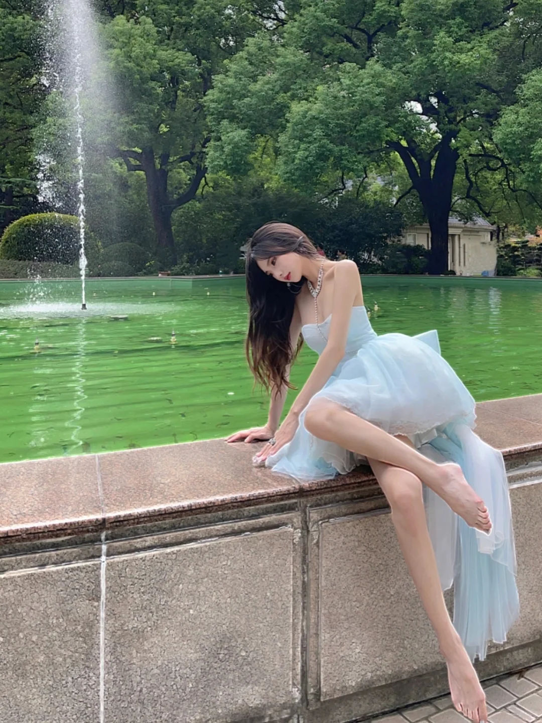 Baby Blue A Line Sweetheart Neck Tulle Short Homecoming Dress Birthday Dress with Bow SH3643