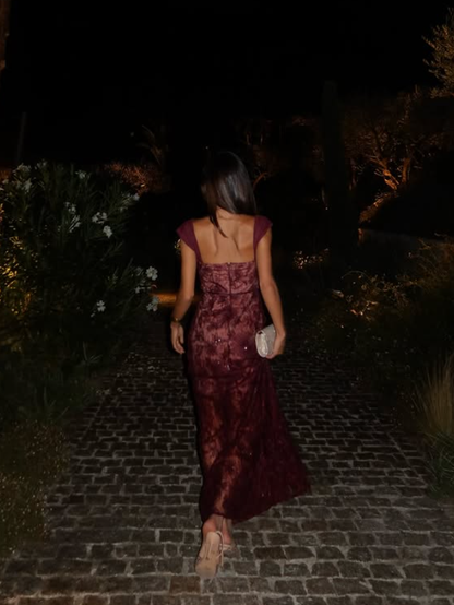 Pretty A Line Straps Floral Tulle Long Prom Dress Party Dress SH5070