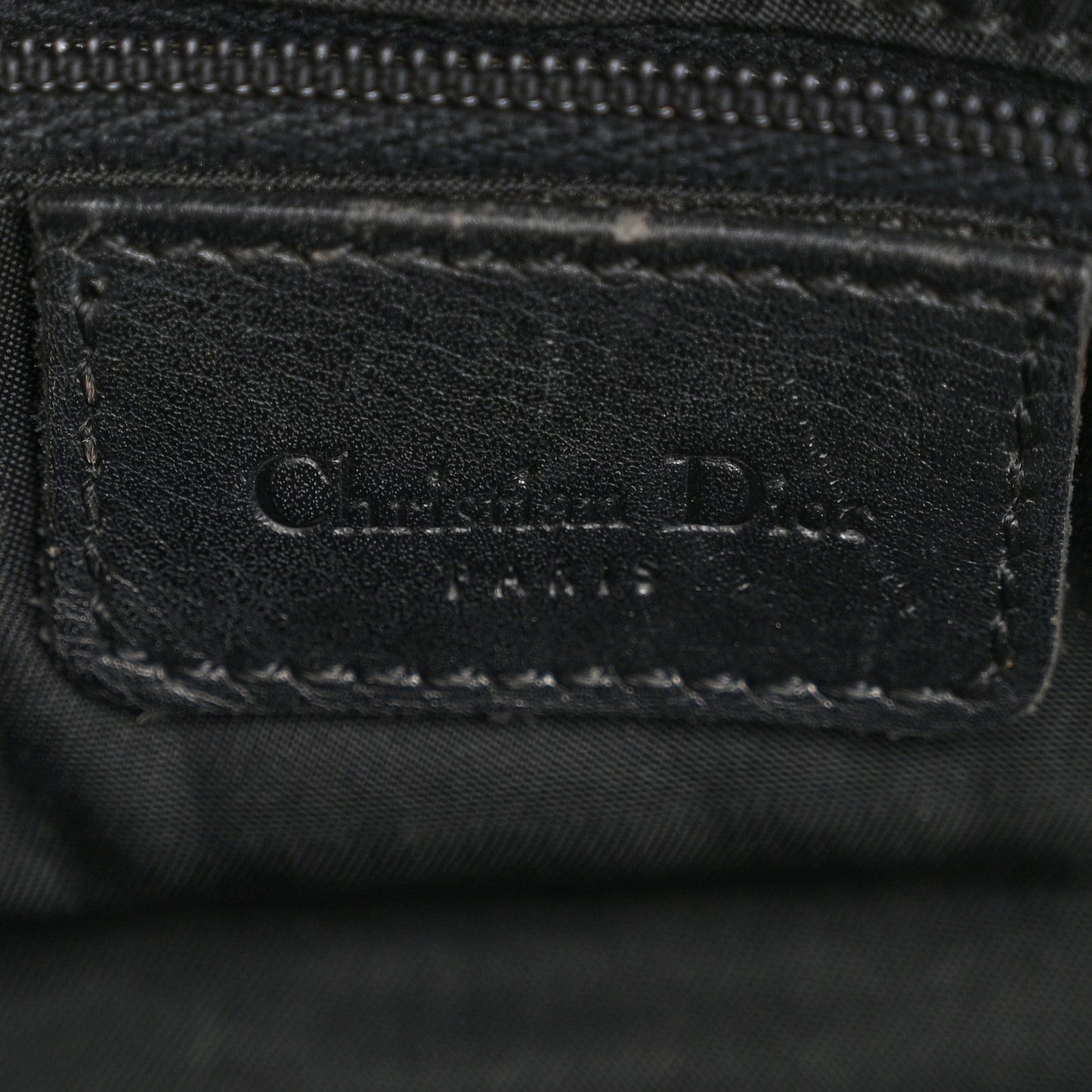 Monogram Saddle Bag Black