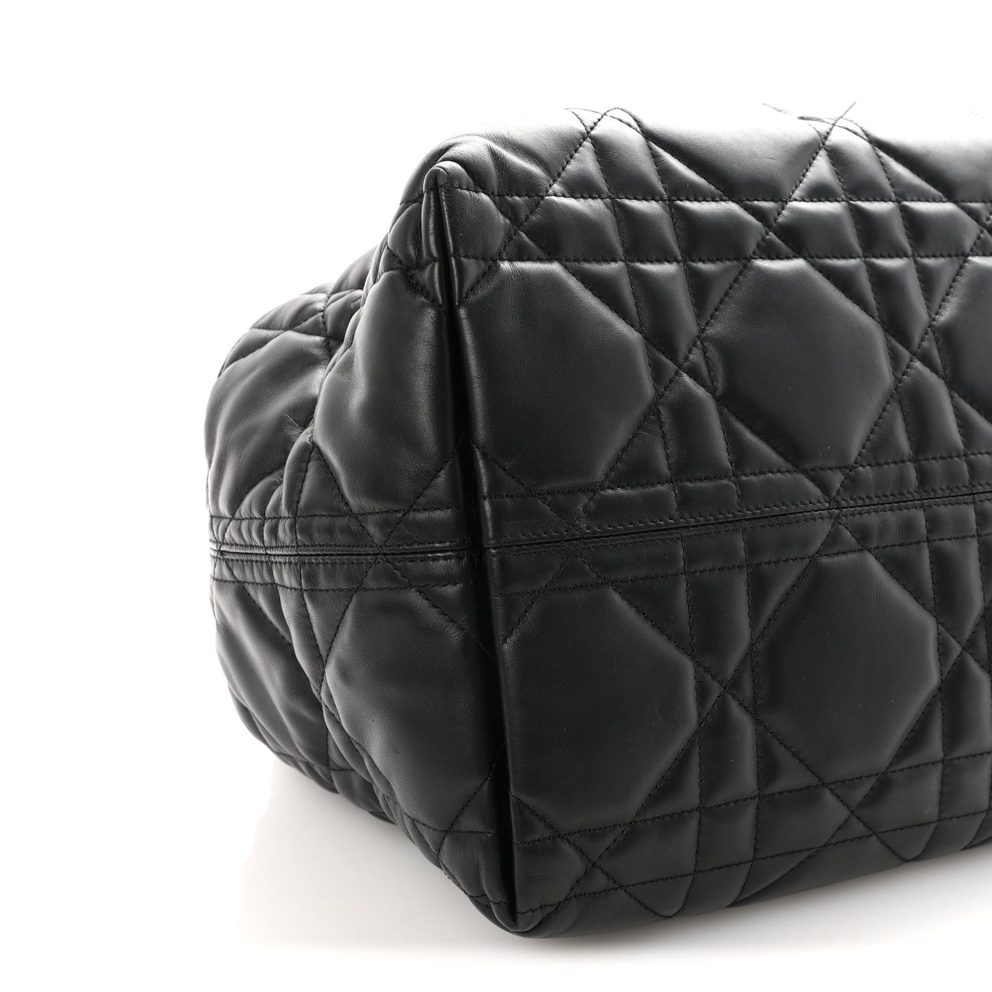 Calfskin Macrocannage Large Toujours Black