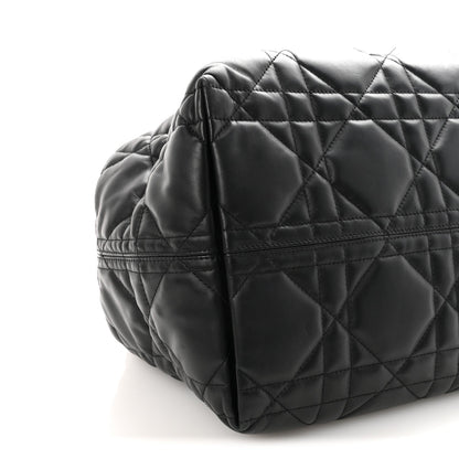 Calfskin Macrocannage Large Toujours Black