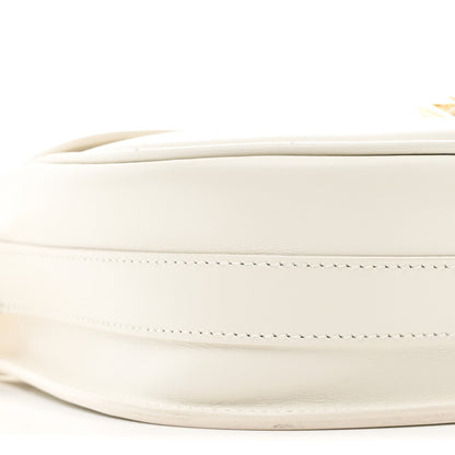 Box Calfskin Small Bobby Bag White