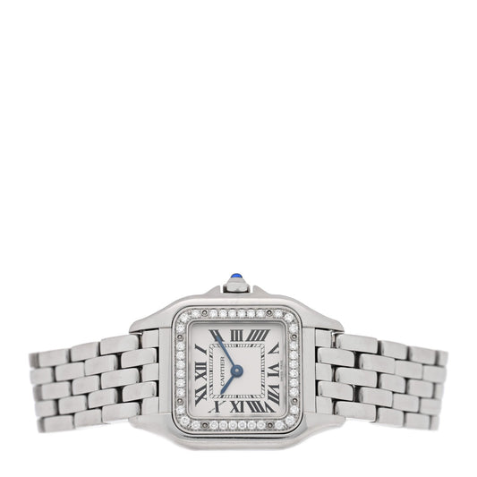 Stainless Steel Diamond 22mm Panthere Quartz Watch