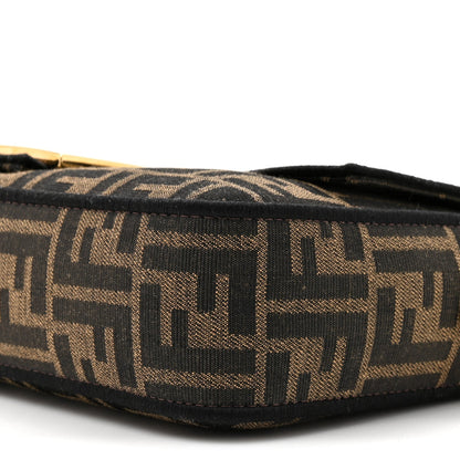 Fabric Jacquard FF 1974 Medium Baguette Tobacco Moro Black