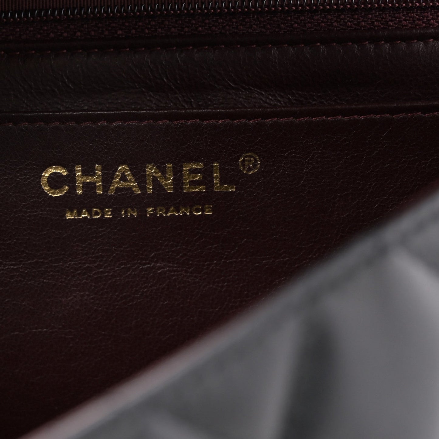 Lambskin Quilted Jumbo Single Flap Black