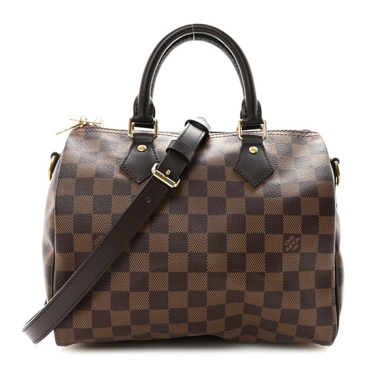 Damier Ebene Speedy Bandouliere 25