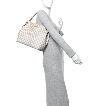 Damier Azur Graceful PM Rose Ballerine