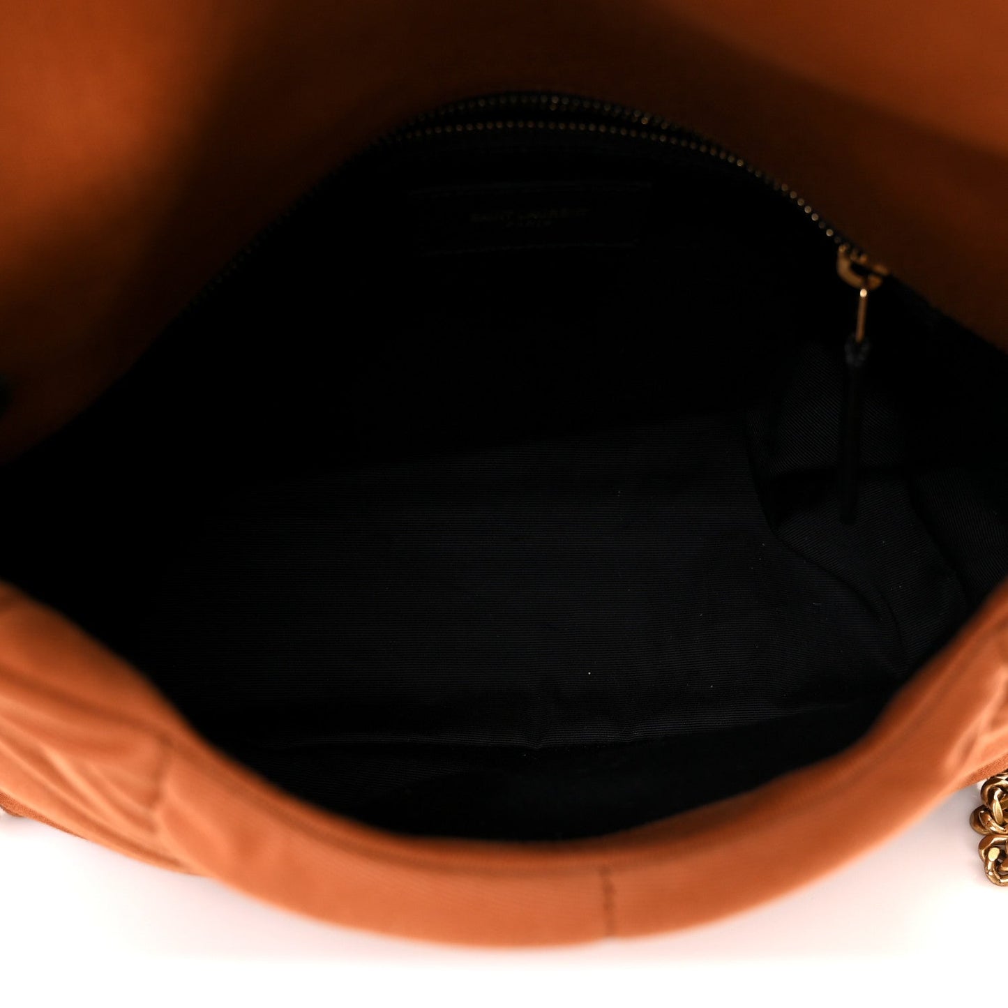 Canvas Quilted Small Loulou Puffer Monogram Chain Satchel Hot Rust