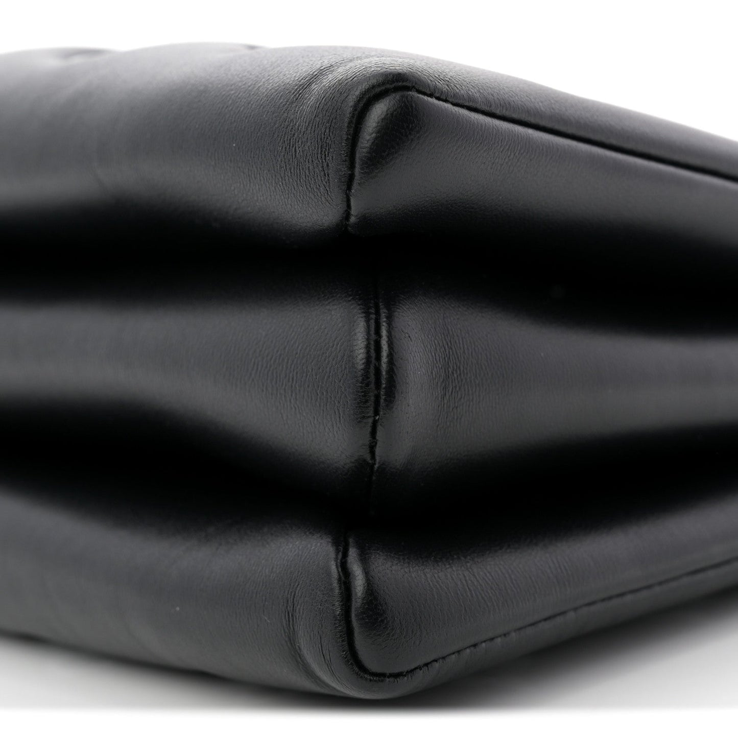 Lambskin Embossed Monogram Coussin PM Black White