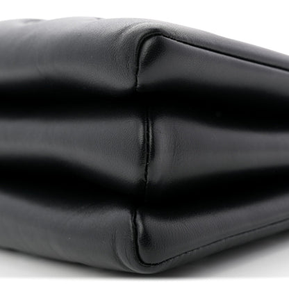 Lambskin Embossed Monogram Coussin PM Black White