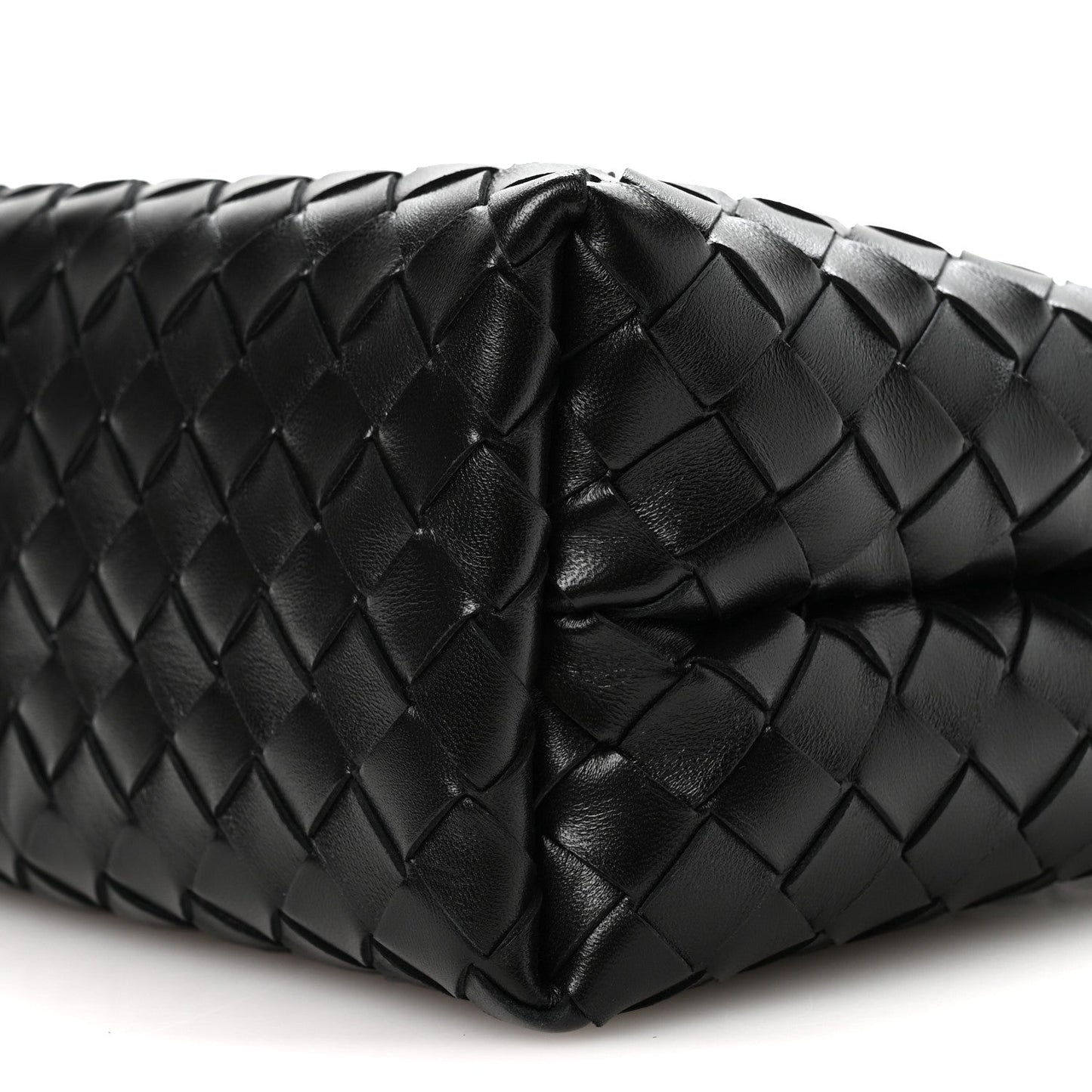 Nappa Intrecciato Small Andiamo Shoulder Bag Black