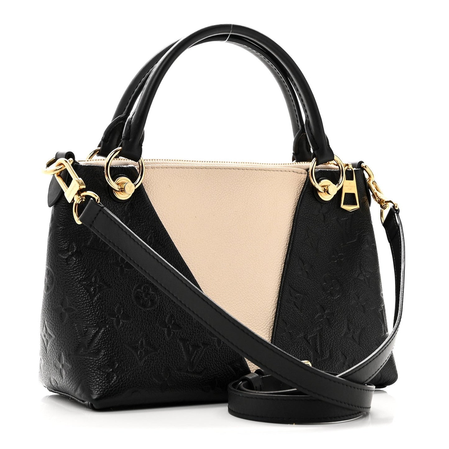 Empreinte V Tote BB Black Creme
