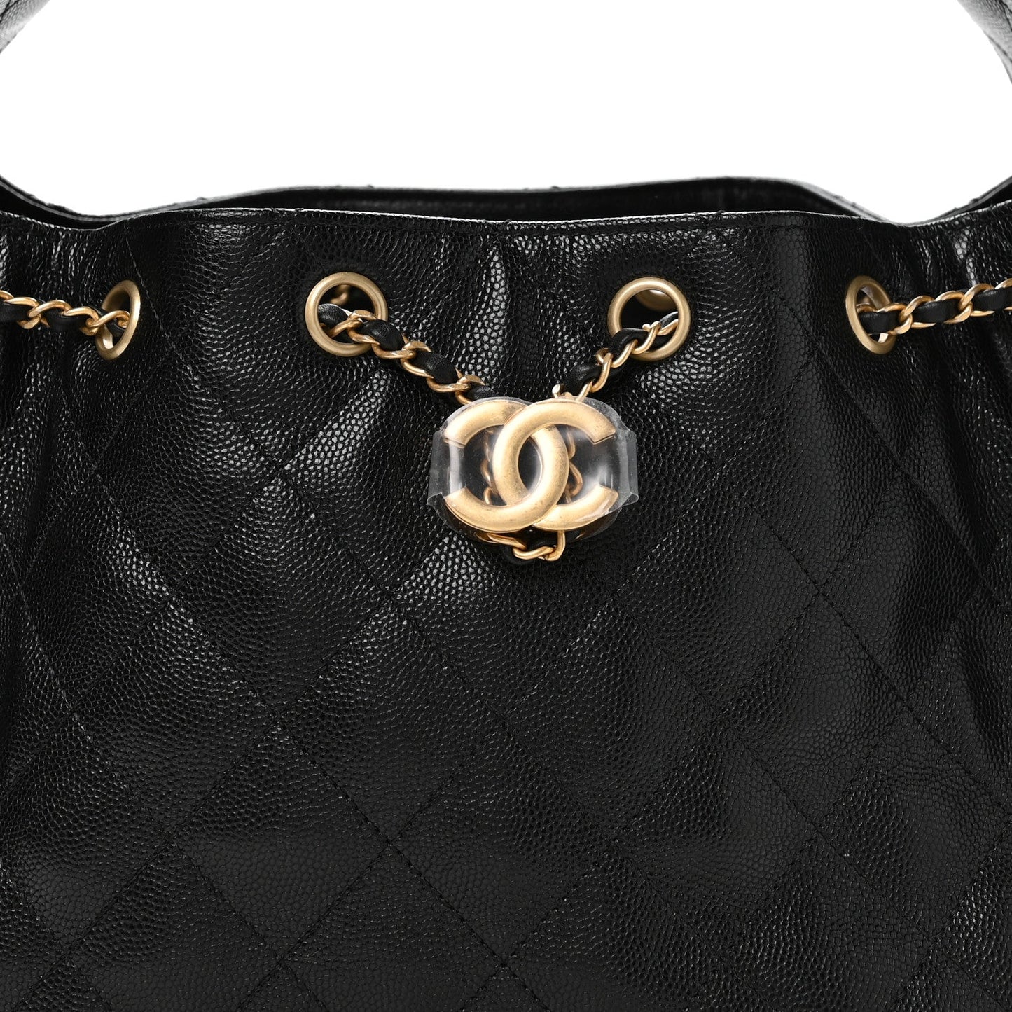 Caviar Quilted Small Chanel 25 Handbag Black