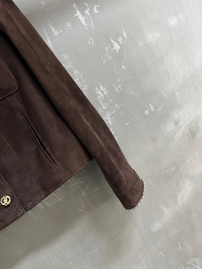 CC 25 Chain Jacket Blend Chocolate Brown Cashmere