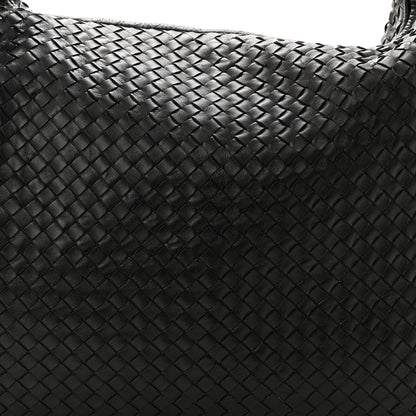 Nappa Intrecciato Maxi Veneta Hobo Black