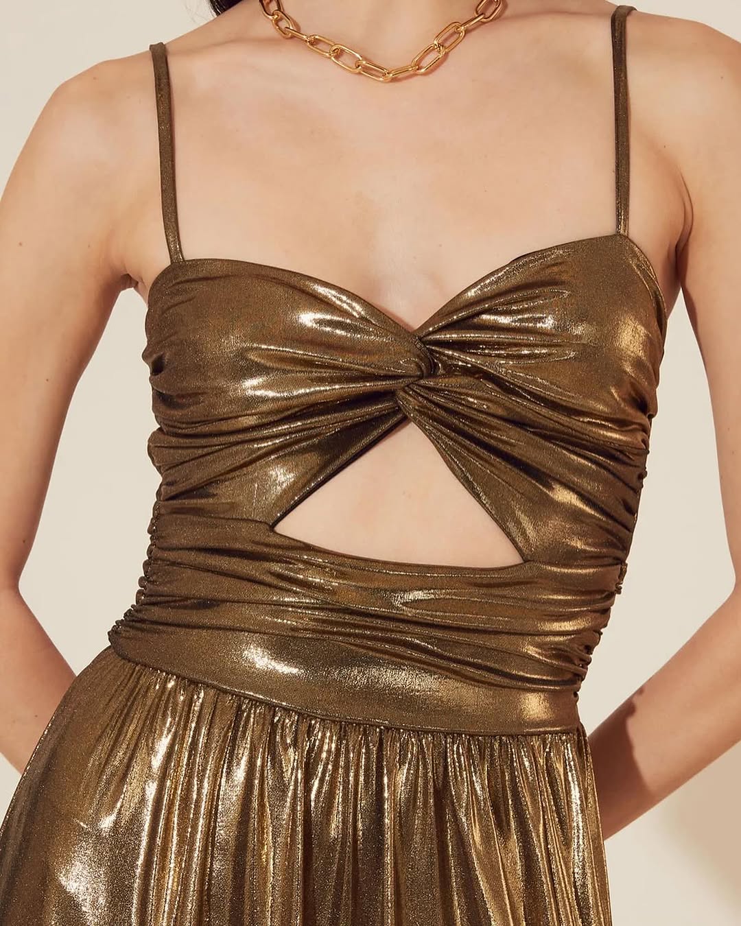 Brown Sleeveless Spaghetti Straps Sweetheart Long Prom Dress