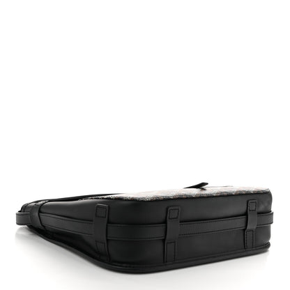 Goyardine Belvedere II MM Messenger Bag Black
