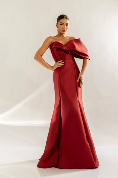 One Shoulder Long Prom Dress