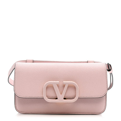 Grainy Calfskin VSling Belt Bag Rose Quartz