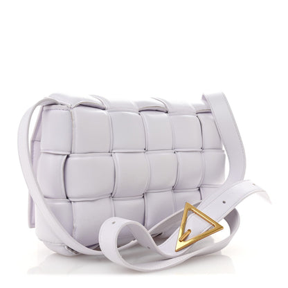 Nappa Maxi Intreccio Padded Cassette Crossbody Bag Mirth Washed