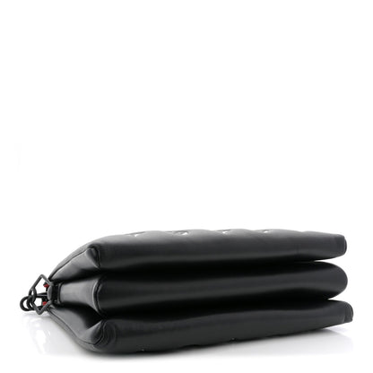 Lambskin Embossed Monogram Coussin PM Black White