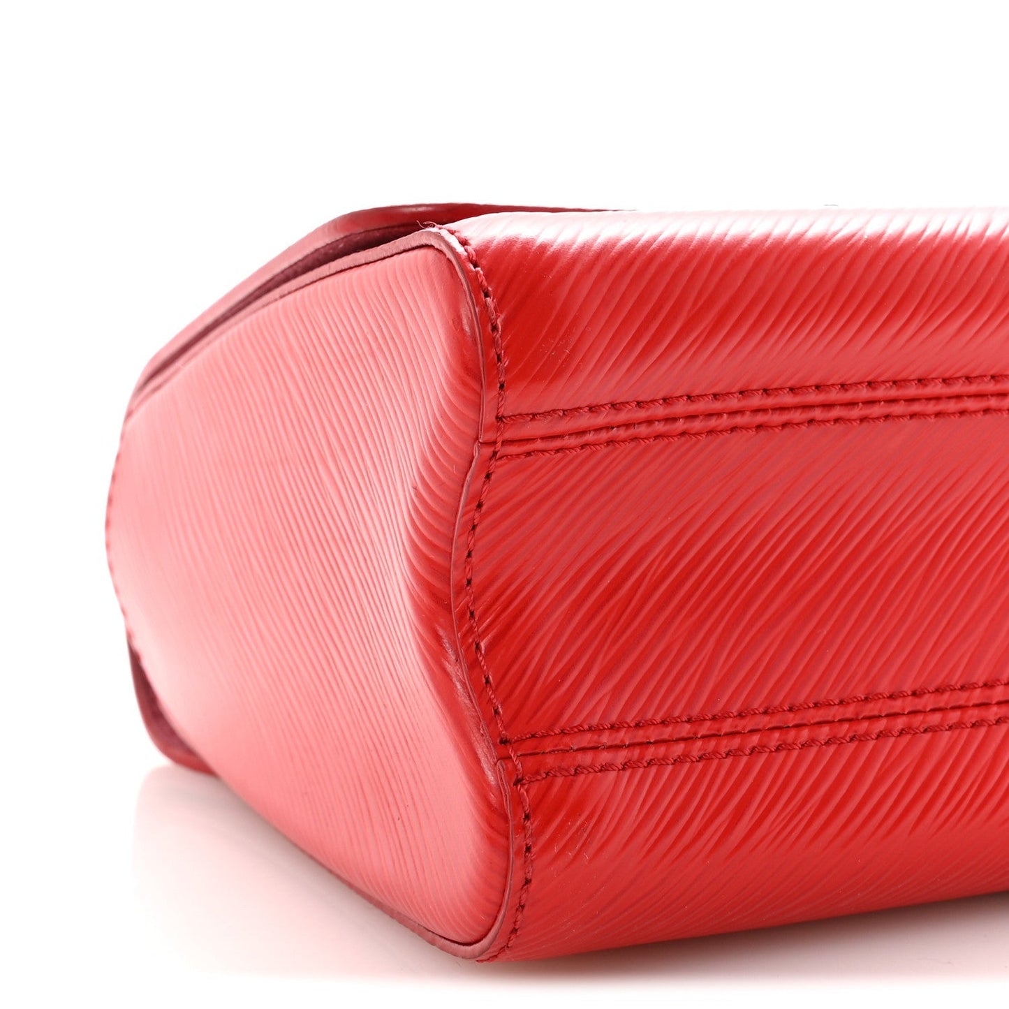Epi Twist Shoulder Bag MM Coquelicot