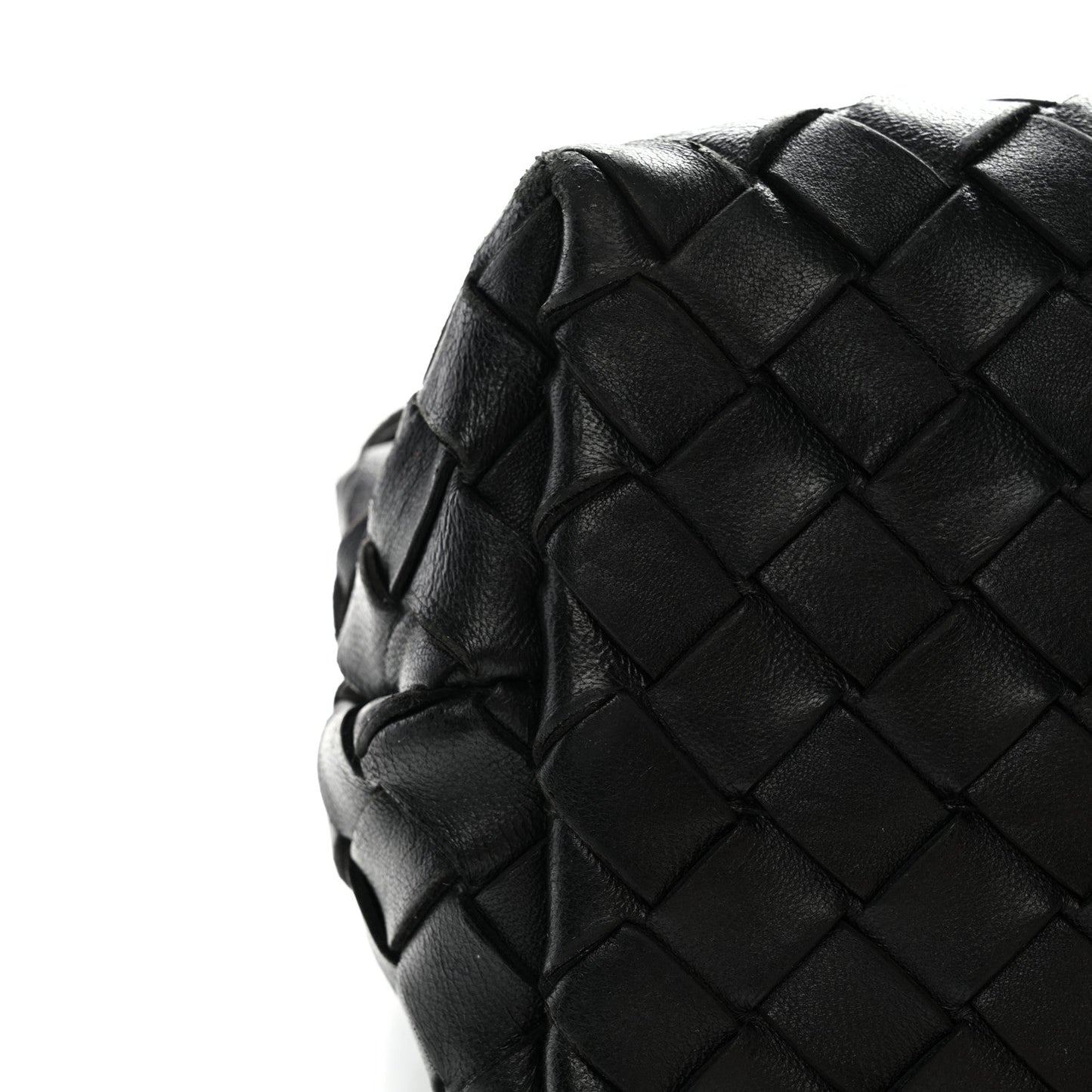 Nappa Intrecciato Small Andiamo Shoulder Bag Black