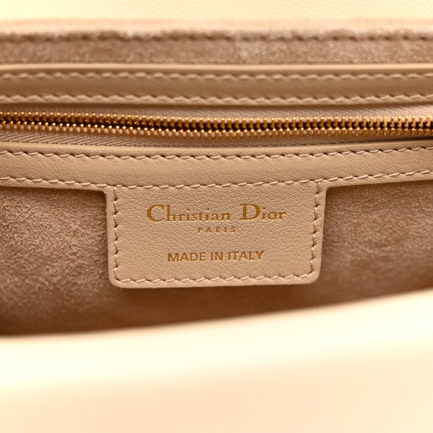 Lambskin Cannage Small Jolie Top Handle Bag Powder Beige Latte